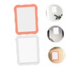Gatuida 2pcs Magnetic Makeup Mirrors Portable Locker Accessories for School