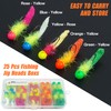 Crappie Jigs Marabou Feather Hair Jigs Heads with Feather Hand-Tied