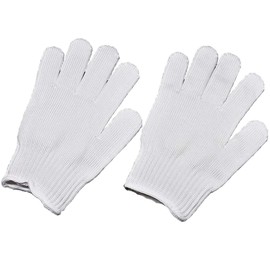 [Amybe] Pet Gloves, Cats, Dogs, Chewing Prevention, Protective Gloves, 1 Pair for Dogs, Cats, Birds, Snakes, Parrots, Parakeets, Lizards, Wildlife, Gardening, Work Gloves, White