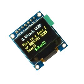 DollaTek 0.95 Inch 7 Pin Colourful 65K SPI OLED Display Module SSD1331 96 x 64 Resolution for 51 STM32 Arduino