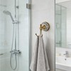 NEWRAIN Towel Hooks for Bathrooms, Wall Mounted Antique Brass Towel