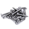 No.4 x 0.875 (2.9mm x 22mm) Slot Raised Countersunk Self-Tapping