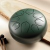 Rain Drum, 8 Notes 6 Inches, Chakra Rain Drum, Steel