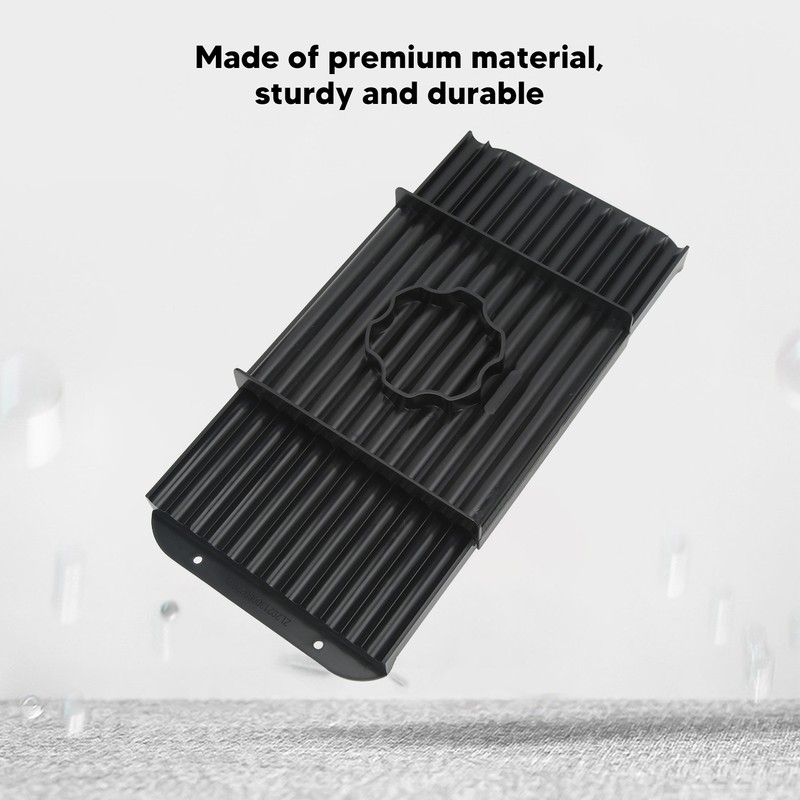 Bait Rolling Plate ABS Plastic Black Portable Lightweigh Fishing Bait