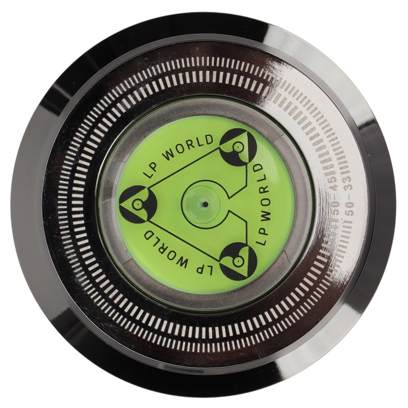 Record Weight Stablizer Aluminum Turntable Disc Clamp with Bubble Leveling