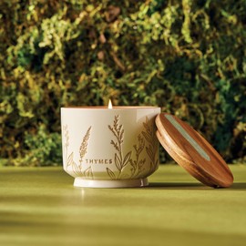 Thymes Citronella Grove Medium Outdoor Candle - Outdoor Citronella Candles for Patio - Summer Candles - Decorative Citronella Candles Outdoor - Backyard Essentials - Outdoor Decor (10 oz)
