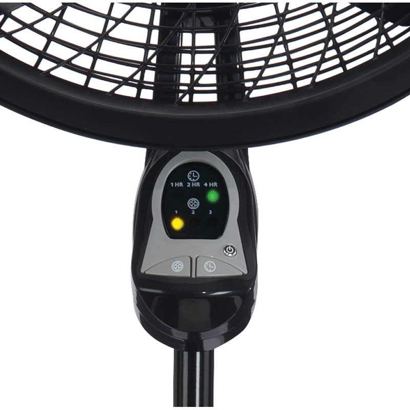 Lasko Oscillating Cyclone Pedestal Fan, Adjustable Height, Timer, Remote Control,