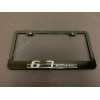 License Plate Frame Shop 1x 6.3AMG 3D Emblem BLACK Stainless
