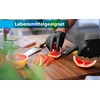 NIMEDA Nitrile Gloves M Black Pack of 100 Disposable Gloves