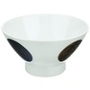 Hasamiyaki Wayama Kiln Kurawanka Rice Bowl, Blue Round Crest