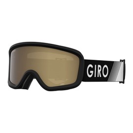 Giro Chico 2.0 Toddler Ski Goggles - Snowboard Goggles for Kids, Boys & Girls 2-4 - Black Zoom Strap with Amber Rose Lens