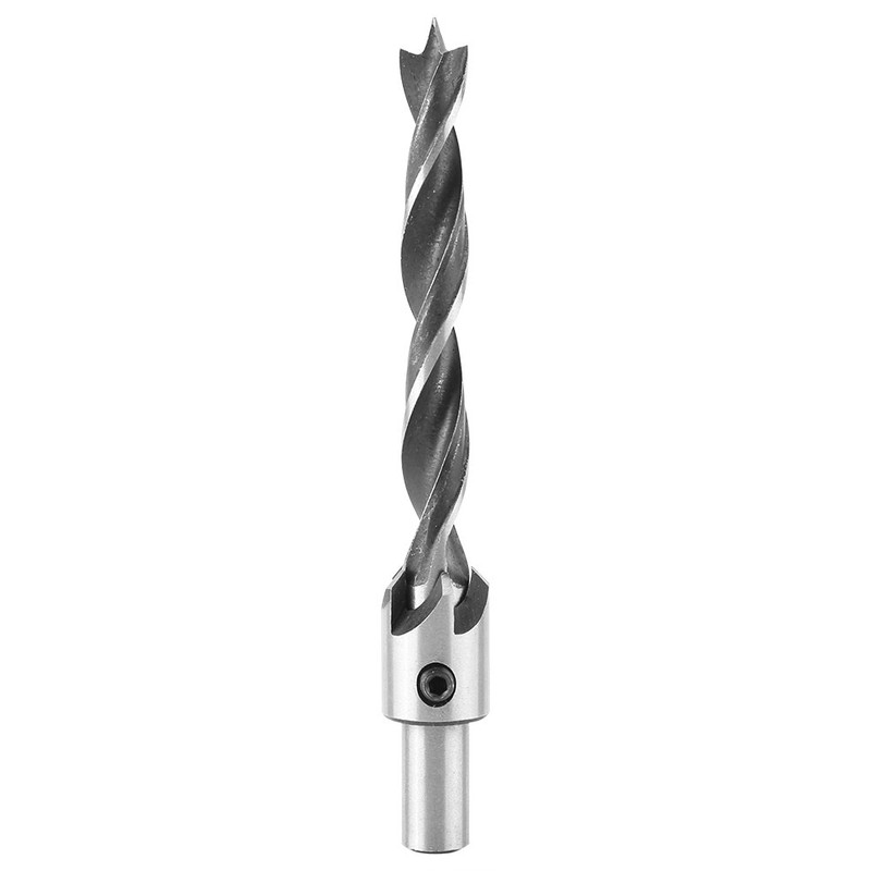 7 Pieces 5 Flutes Woodworking Countersink Wood Drill Bit Set