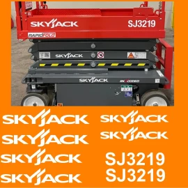 Aftermarket Skyjack SJ3219 Scissor Lift Replacement Decal Kit SJ1113219 SJ 3219