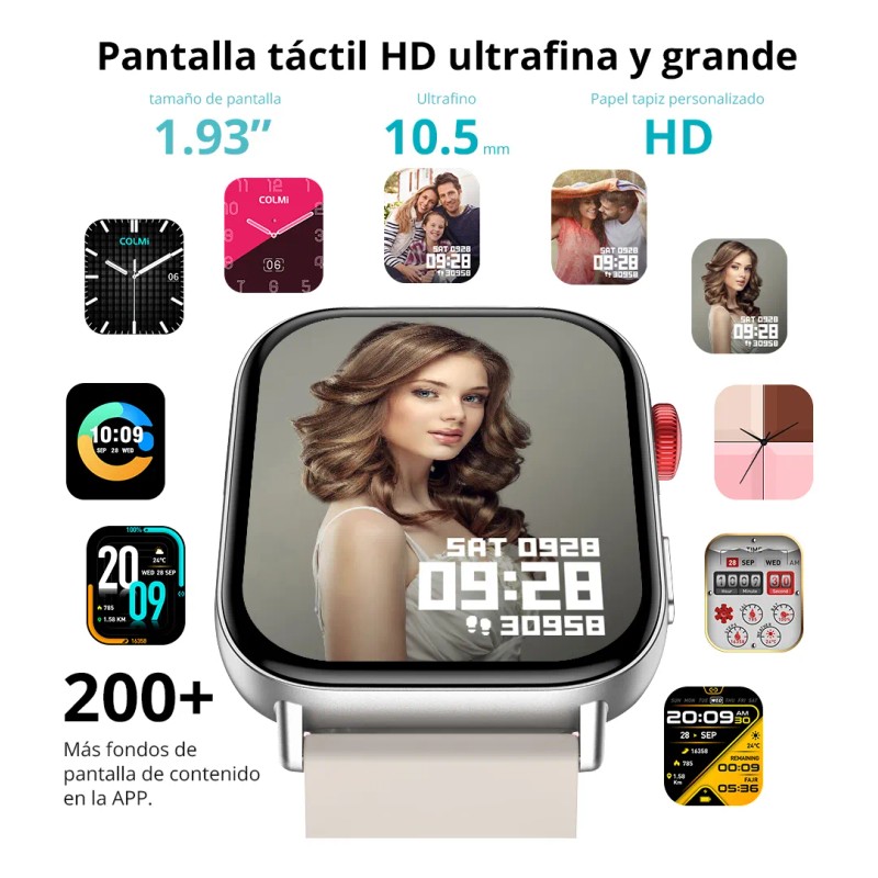 Colmi C8max 1.93'' Reloj Inteligente Monitoreo De Estrés Y Sueño