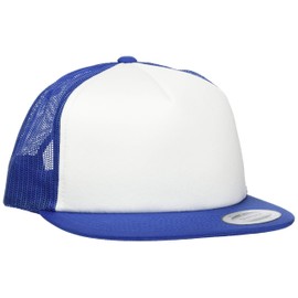 Flexfit Foam Trucker Snapback Cap - Royal/White - One Size