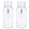 Pana 7oz. Push Down Liquid Pump Dispenser Clear Bottle with