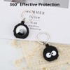 Soft Silicone AirTag Key Ring Case - Anti-Lost Protector