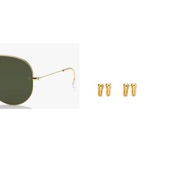 Sunglasses Repair Kit Replacement Gold Screws Compatible with 3025 and Screwdriver