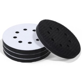 4 Stück Schleiftellerschoner, 120mm 8 Löcher Schwamm Schleifpad Schwamm Interface Pad Kissen Pad Puffer-Stützpad Professioneller Spezielle Ersatzpads für Schleifmaschinen
