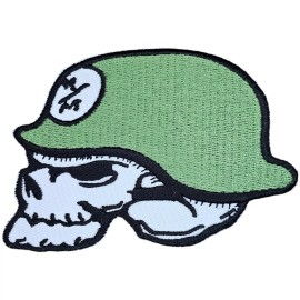 METAL MULISHA SKULL MOTORCYCLE BIKER MC HELMET IRON ON MORALE PATCH