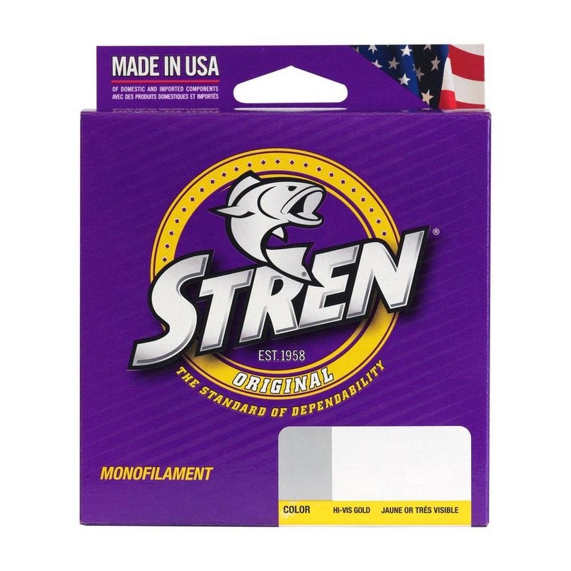 Stren Original®, Hi-Vis Gold, 6lb | 2.7kg Monofilament Fishing Line,