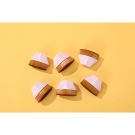 CANUSA Professional Makeup Foundation Brush, Dense Synthetic Bristles, Ergonomic Handle, Black (PINK)