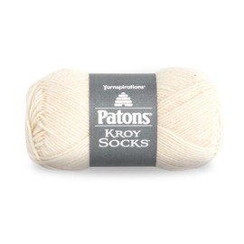 Patons Kroy Socks Yarn - (1) Gauge - 1.75 oz - Muslin - For Crochet, Knitting & Crafting