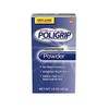 Super Poligrip Polvo calcomanía para dentaduras y parciales extra fuerza,