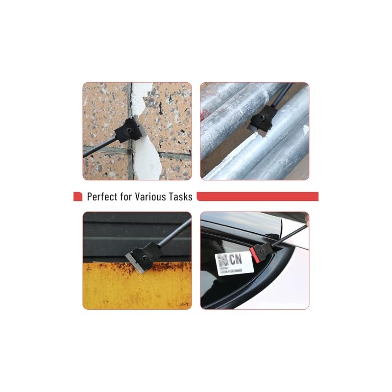 Bates- Long Reach Extension Scraper, 11-Inch, Razor Scraper with Extra