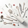 LIANYU Kitchen Utensils Set with Holder, 14 Pcs Silicone Cooking