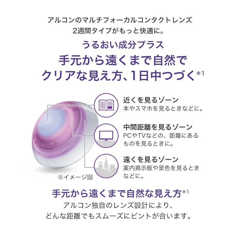 エアオプティクスプラス ハイドラグライド マルチフォーカル 【BC】 8.6 【ADD】+2.50 【PWR】+0.50 6枚