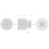 TEKTON 3/4 Inch Drive x 27 mm 6-Point Socket |