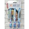 Art & Cook Tie-Dye 6-Pc. Paring Knives with Blade Guards