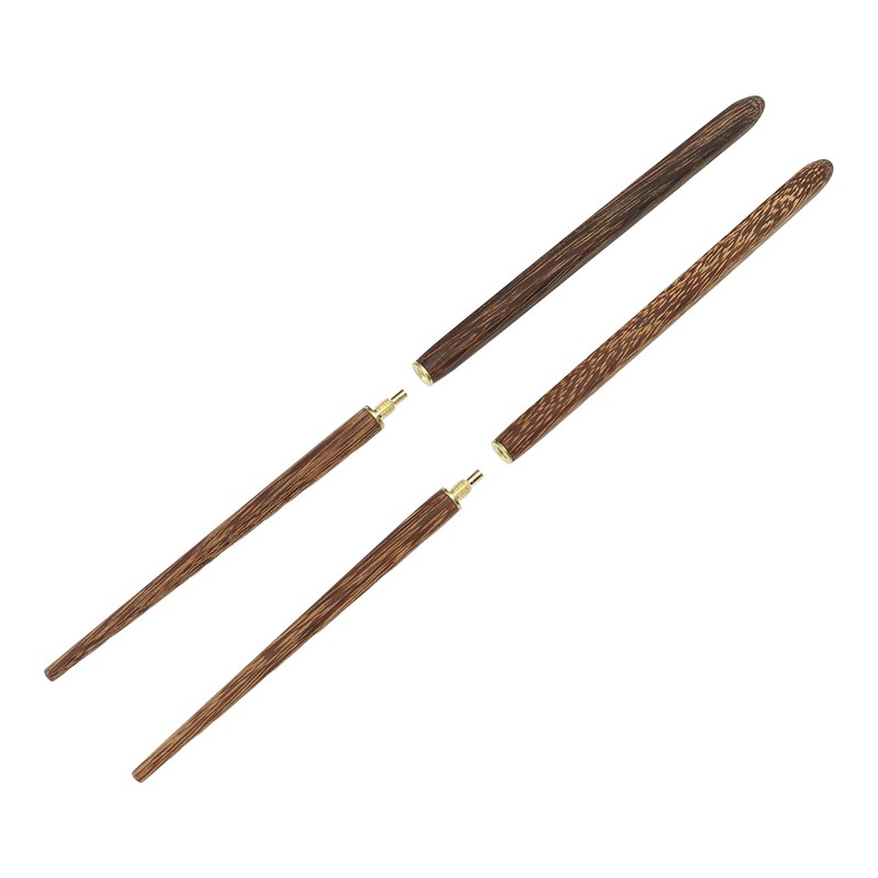 Foldable Wood Chopsticks Portable Detachable Wooden Flatware Chopsticks for Outdoor