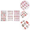 Healvian Nail Art Boys and Girls 72pcs Abs False Nails