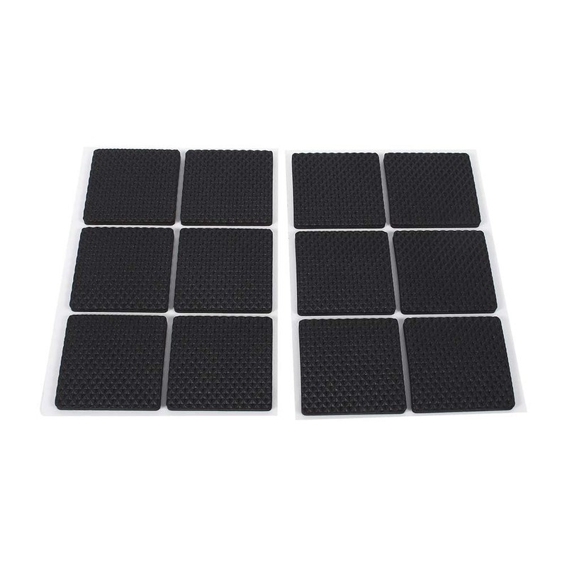 Non-Slip Rubber Furniture Pads, 12Pcs Wood Floor Protector Pad Table