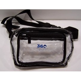 360 Design Box Stadium Approved Clear Fanny Pack Transparent Waist Bag Concerts Sporting Events