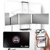 Espejo de 3 caras LED + soporte bandeja – Corte
