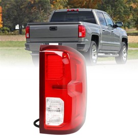 GXYWADY Passenger Right Side Tail Light Assembly Replacement for Silverado 1500 2016 2017 2018 Tail Lamp Assembly Replacement for 84288719