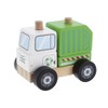 Trefl - Garbage Truck, Wooden Toys - Car Garbage Truck,