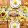 Artoid Mode Eucalyptus Sunflower Floral Summer Table Runner, Yellow Seasonal