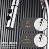 TIORIY Metal Kitchen Sink Faucet Head Replacement, Chrome Kitchen Faucet