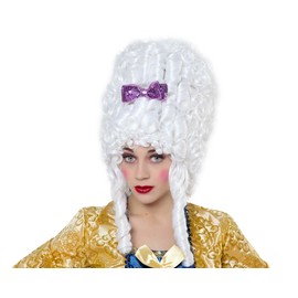 ATOSA 29836 Perücke Barock, Weiss, Unisex – Erwachsene