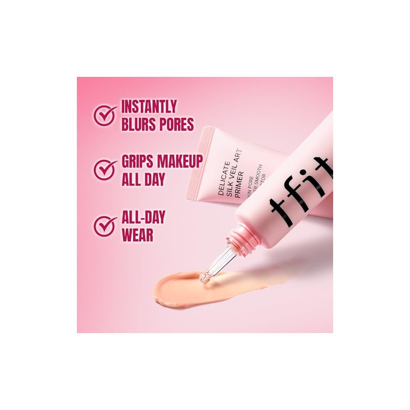 TFIT Delicate Silk Veil Art Primer - Prebase Coreano, Ligero
