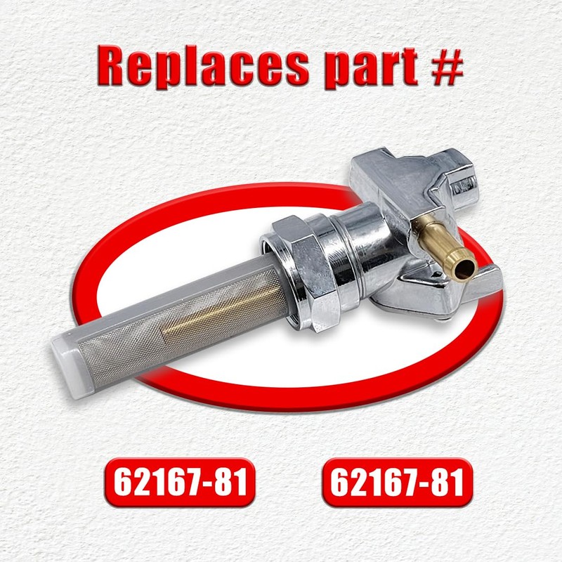 22mm Right Spigot Gas Tank Fuel Valve Petcock Switch Compatible