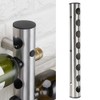 Stainless Steel Wall Mounted Vertical Red Wine Bottle Holder Rack