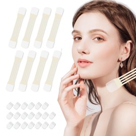 ZZBUY 40 Pcs Neck Lift Tape Invisible Neck Tightening Tape 8 Pcs Elastic and Breathable Bands