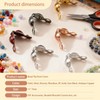 600 Pcs Crimp Covers for Jewelry Making, Crimp Beads Cover,