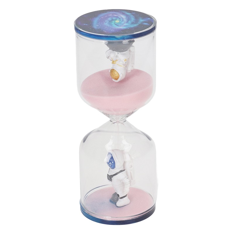 Decorative Sand Timer Clock Space Man Educational Hourglass for Office