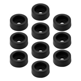 Create idea 10PCS Recliner Feet 31x29.4x11.9mm PE Glide Foot Legs Furniture Feet Pad for Dressing Tables Cabinets Chairs Sofas Black